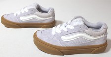 Vans Youth Girls' Caldrone Suede Sneaker CD4 Evening Haze/Gum Size US:13MY