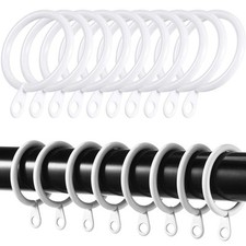 Metal Curtain Rings Hanging Hooks Eyelet 30mm 38mm internal diameter pole rod