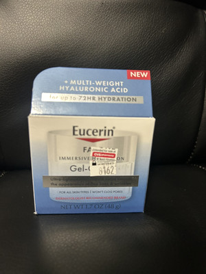 Eucerin Immersive Hydration Gel Cream with Hyaluronic Acid, 1.7oz