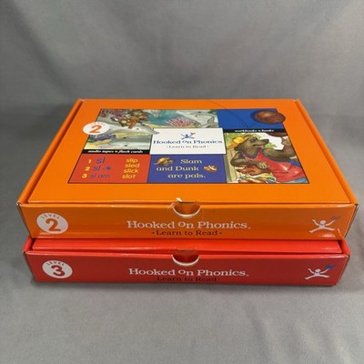 Hooked on Phonics- Learn to Read Level 2 and Level 3. Both NEW Open Box