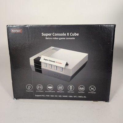 Kinhank Super Console Cube X Retro Game Console 50,000+ Games New Open Box Gift