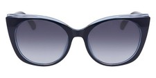 Draper James DJ7047 Sunglasses Women Indigo Cat Eye 56mm New 100 Authentic
