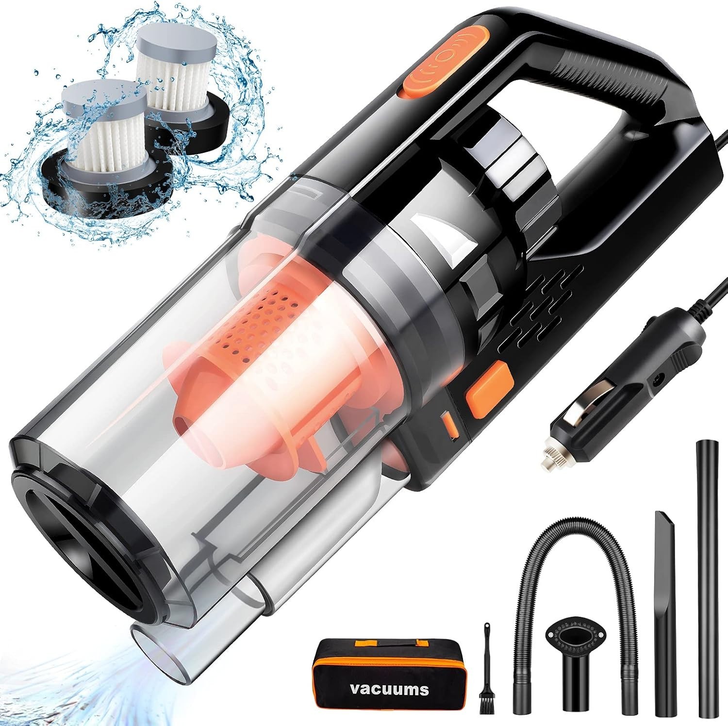 Car Vacuum, Portable Car Vacuum Cleaner High Power 150W/7500