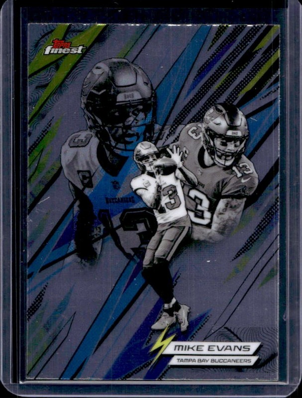 2025 Topps Finest Mike Evans Power Kings #PK-5 Buccaneers