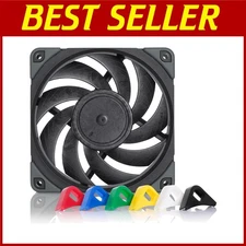 Quiet Watercooling Radiator Fan 120mm 4-Pin PWM Black