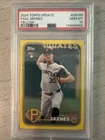 2024 Topps Update Paul Skenes #US100 Yellow (RC) PSA 10 Rookie Card Pittsburgh