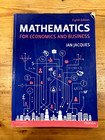 Mathematics for Economics and Business by Ian Jacques