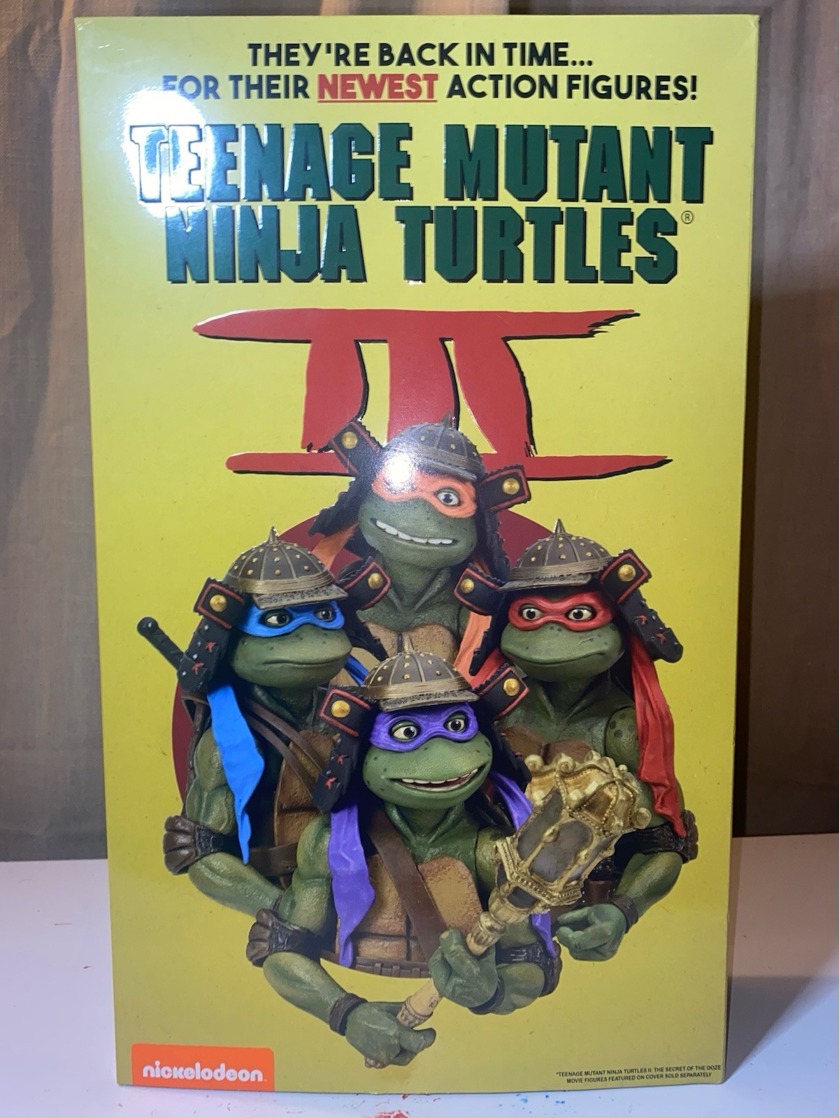 SDCC 2023 NECA TMNT Teenage Mutant Ninja Turtles 4-Pack Action Figure Set