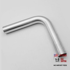 OD 90 Degree Aluminum Elbow Intercooler Pipe Air Intake 1.25" 32mm Silver 90