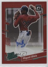 2023 Panini Donruss Red Prizm 8/60 Miguel Bleis #RPS-MB Auto 0zw1