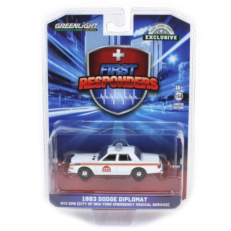 1/64 1983 Dodge Diplomat, NYC EMS Primi Rispondenti, Hobby Esclusivo GLT30444 - Immagine 2 di 3