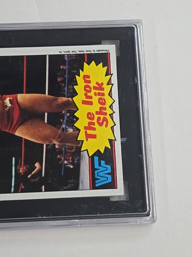 1985 Topps WWF - Iron Sheik #2 - Picture 4 of 6