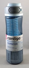 contigo water bottle Clybourn Free Flow Filtration 24 oz dark ice