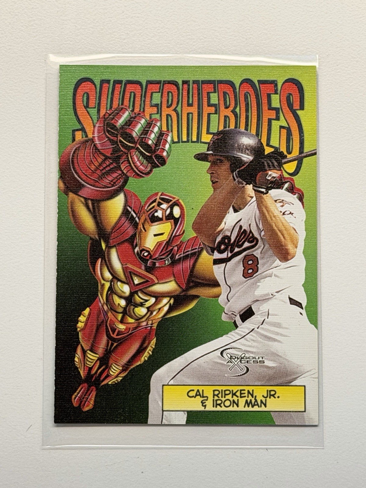 1998 Skybox Dugout Axcess - Super Heroes Cal Ripken, Jr. #7