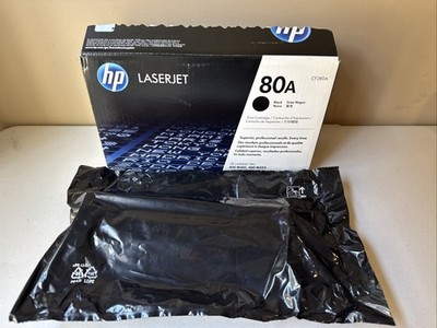 HP LASERJET 80A BLACK PRINT CARTRIDGE CF280A  Open Box (32C)- BAG STILL SEALED