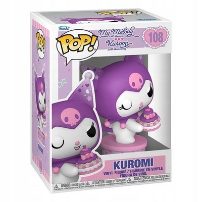 Funko Pop! Hello Kitty Kuromi with Cake 20th Anniversary Figur 889698871693
