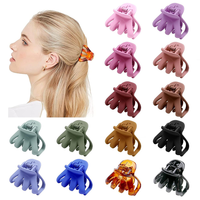 Kavya 14 StüCk Haarklammer Damen Octopus Haarspangen Damen Klein Kunststoff 4 Cm