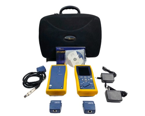 Fluke Networks DTX-1200 Cat5e Cat6 Certifier Cable Tester Analyzer DTX DTX 1200