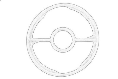 Gasket, Oil Cooler OE Mazda LF8X-14-702 for Mazda 3 (BL) 2 2009-2014