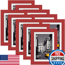eletecpro 5x7 Picture Frames Set of 10 - Wall Decor, Tabletop Display
