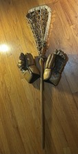 Vintage Lacrosse Stick And Bacharach Rękawice do golenia Rozmiar 46 LG