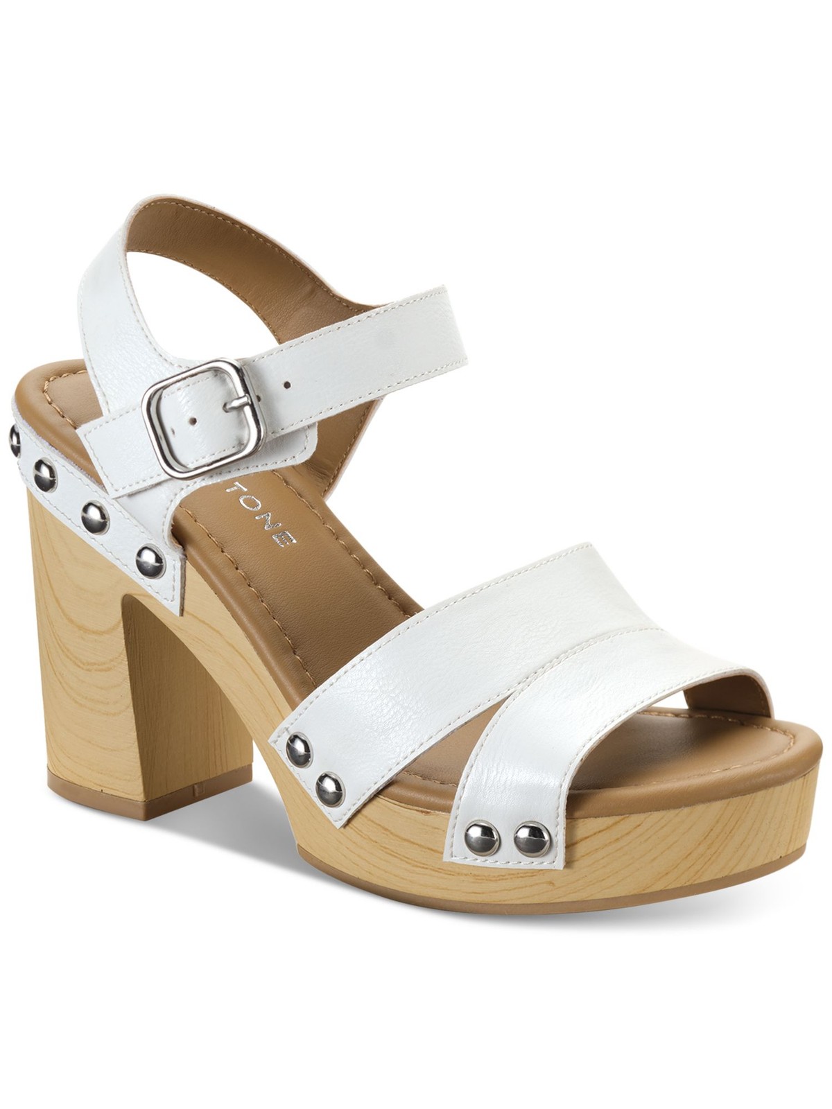 SUN STONE Womens White 1 Deleste Toe 95 5790₽
