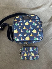 Disney Loungefly Princess Royal Pets Crossbody Bag BoxLunch Exclusive Pouch