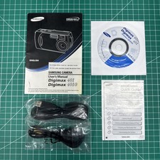 Samsung Digimax 401 / 4010 Manuals, Software CD Cables Bundle - NO CAMERA