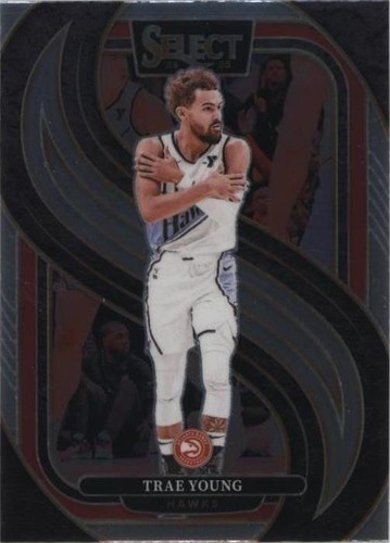 2024-25 Panini Select -Courtside Trae Young #223 Red Tectonic