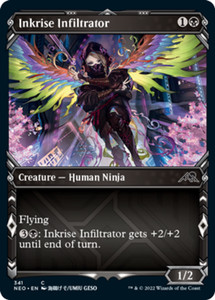 Inkrise Infiltrator (Showcase) #341 Kamigawa: Neon Dynasty