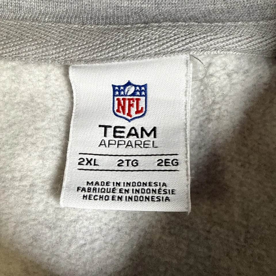 Cleveland Browns Sudadera Para Hombre 2XL Gris Algodón Cuello Redondo NFL Foto 3 de 4