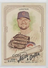 2018 Topps Allen & Ginter Jon Lester #126 0w8