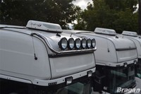 DachträGer + Leds + Spotlampen FüR Scania 4 Series Topline Lkw Aus Edelstahl