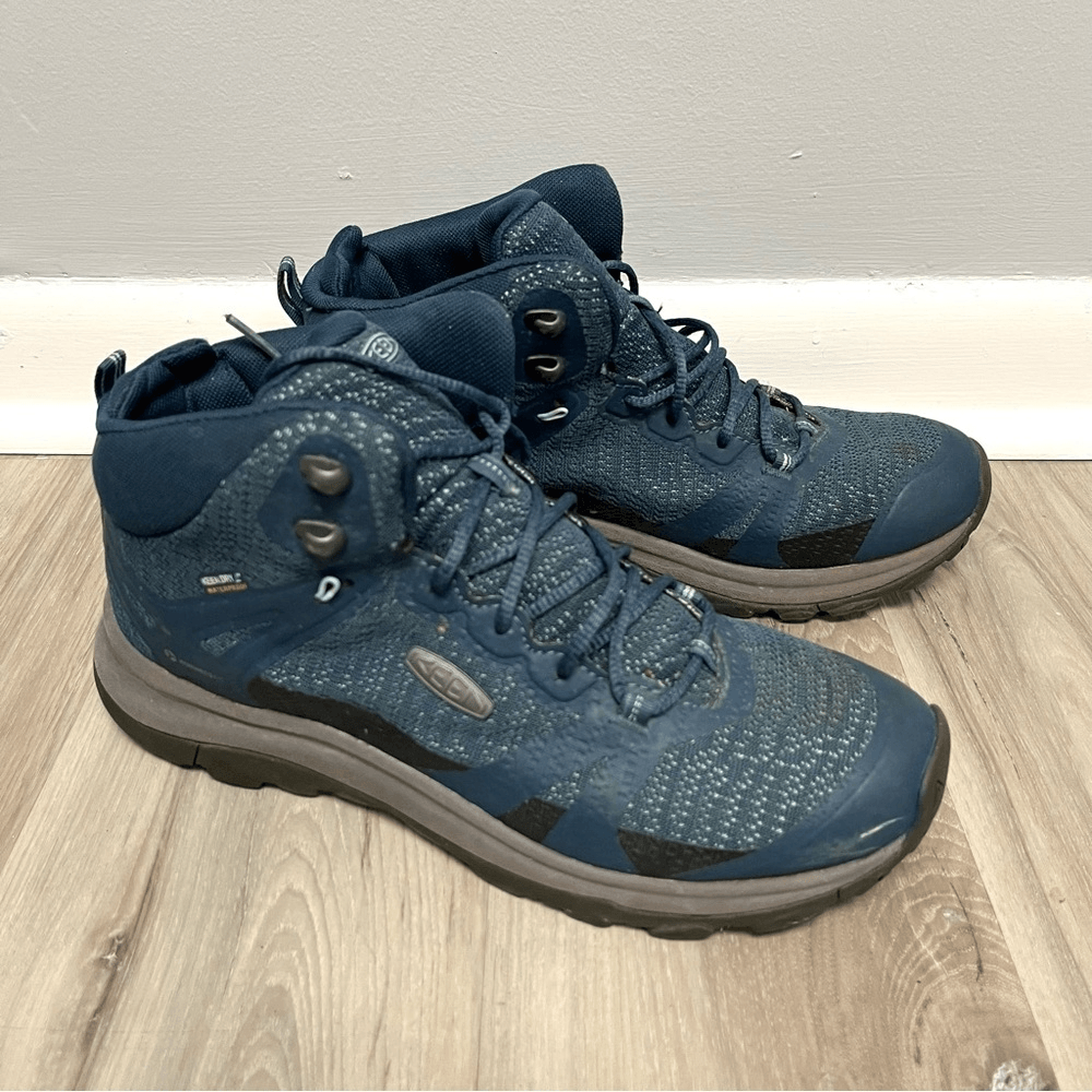 Stivali Keen donna 9 5 Terradora blu stringati metà impermeabili escursionismo