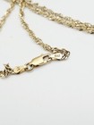 ITAOR Italy Sterling Silver Vermeil 2.5mm Twisted Singapore Chain Necklace 36" — photo 5