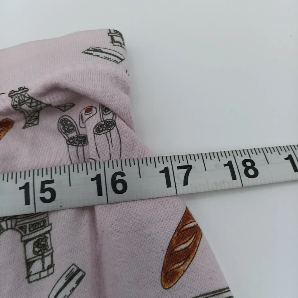 Isaac Mizrahi Pajama Pants Womens Medium Pink Paris Theme Sleepwear - Image 3 of 4