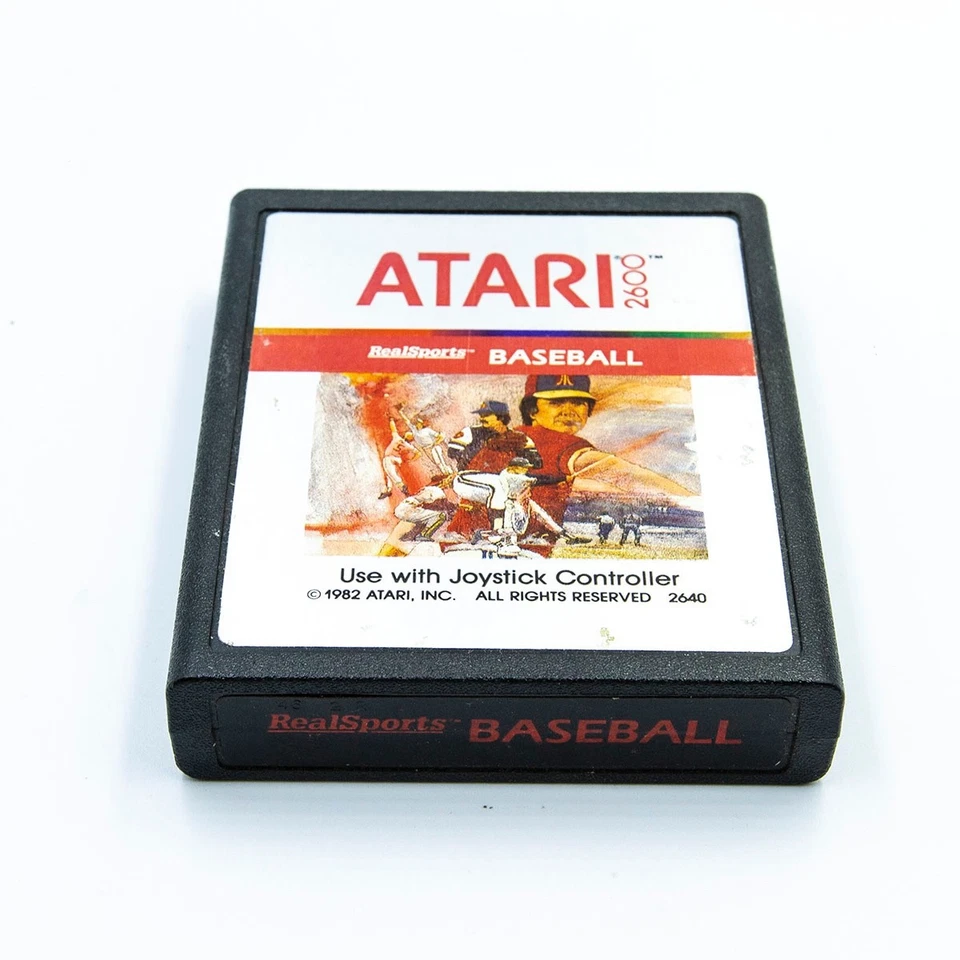 RealSports Baseball Atari 2600 | Cartridge & Manual Only | Tested & Working - Image 2 of 3