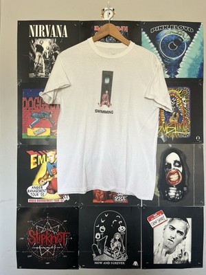 MAC MILLER SWIMMING ALBUM SHIRT SIZE MEDIUM 2018 OFFICIAL MERCH WHITE RAP MUSIC
