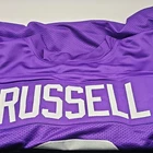 JaMarcus Russell LSU Tigers Signed Football Jersey #2 Purple - BAS Witness