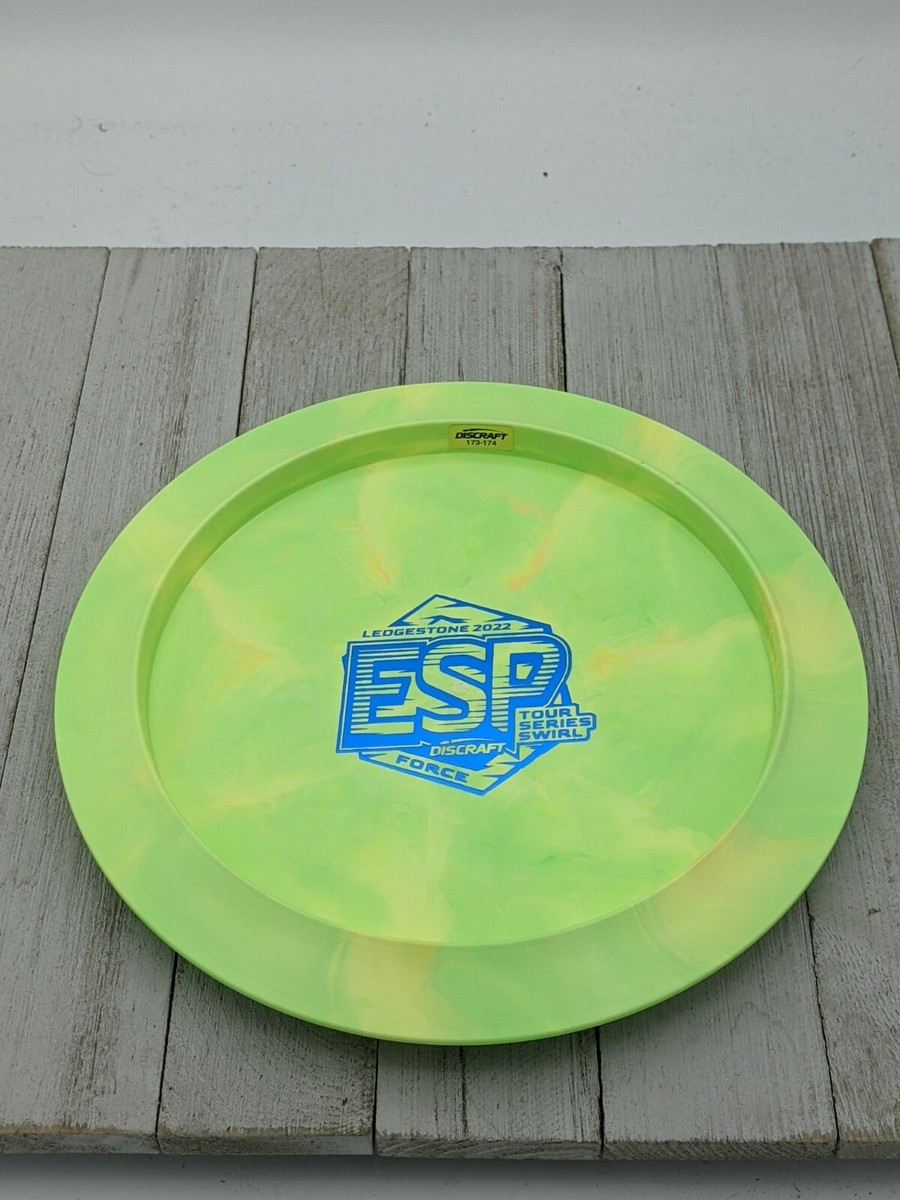 Discraft ESP Tour Series Swirl Force Frisbee – 170-174 G, überstabiler Treiber Für Maximale Distanz