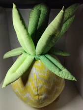 Pottery Barn Kids Pineapple Shaped Pillow Plush 23"