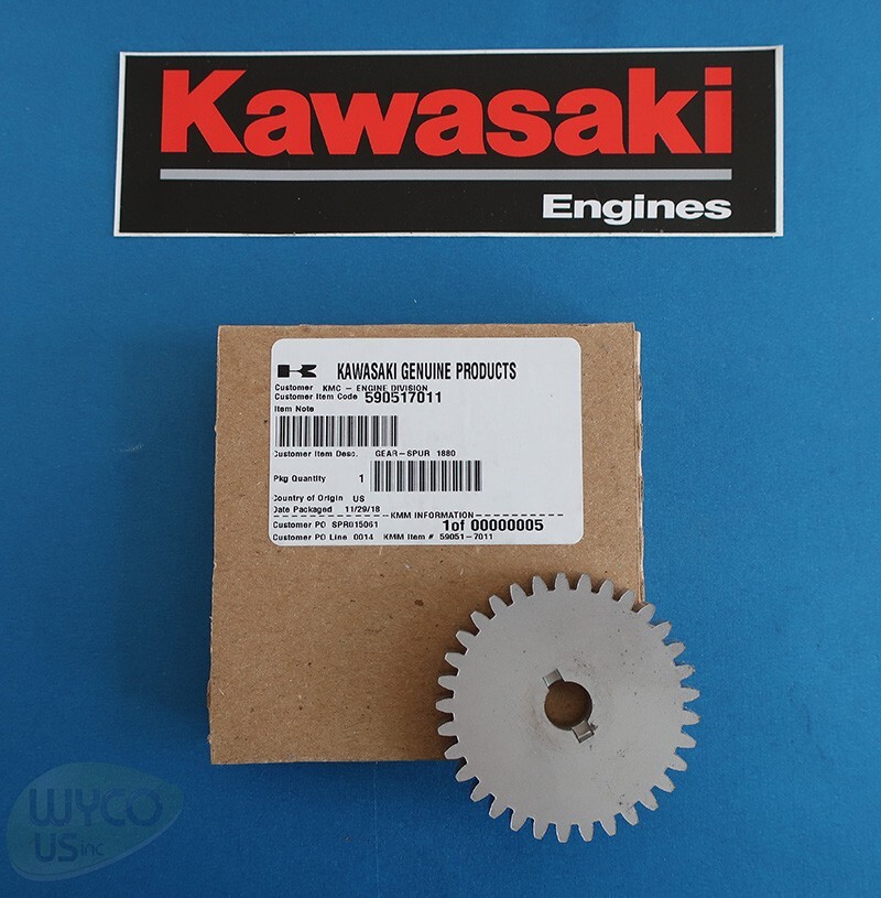 OEM OIL PUMP GEAR SPUR, 590517011, KAWASAKI FX751V, FX801V, FX850V