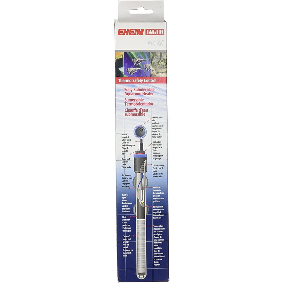 Eheim Jager Trutemp Submersible Aquarium Heater- 50 W, up to 16 gallon tanks - Image 2 of 2