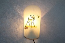 Vintage DORIA Bambi Wandleuchte Wandlampe, WALT DISNEY, 50ER JAHRE selten schön