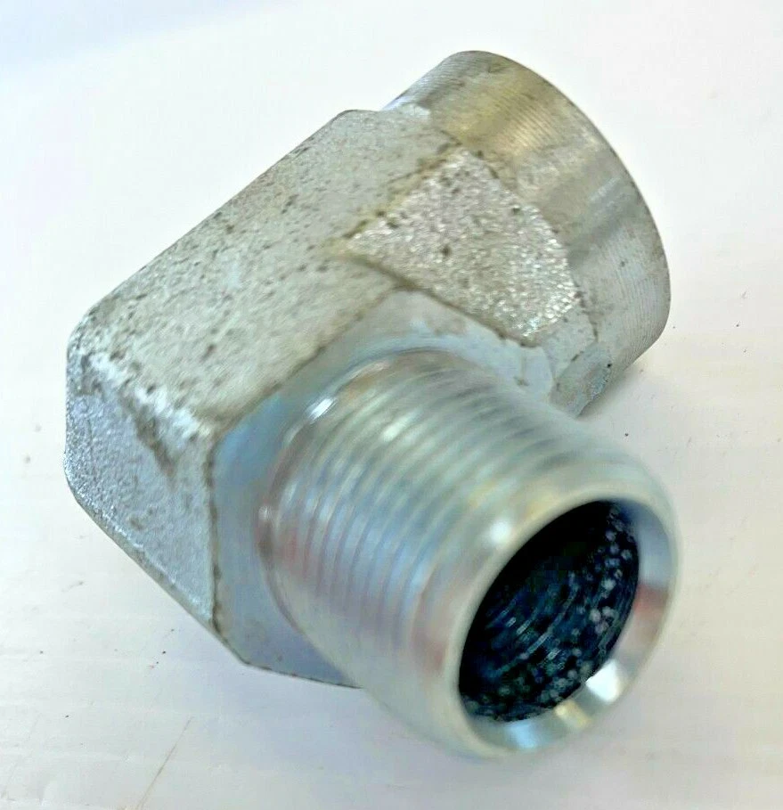 HYDRAULIC MALE TO FEMALE 90° ELBOW 1/2" X 3/4"  - Image 3 of 3