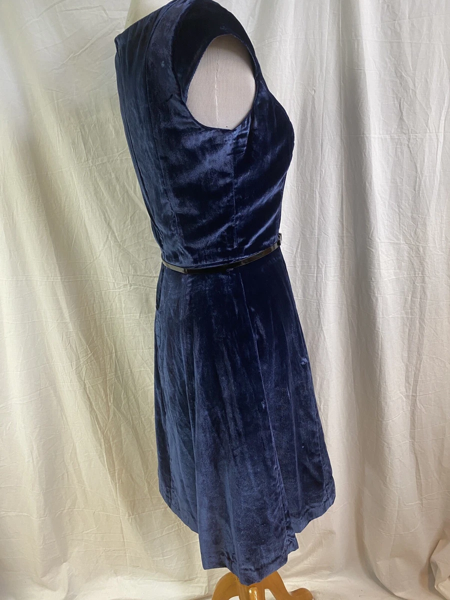 Target blue velvet best sale dress