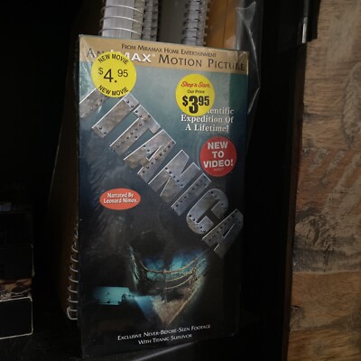 Titanica VHS IMAX Leonard Nimoy Narrated Titantic Historic Documentary SEALED
