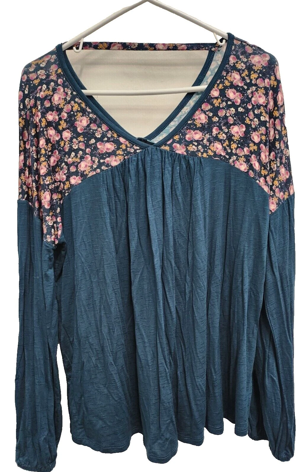 Maurices Casual floral blusa top para mujeres