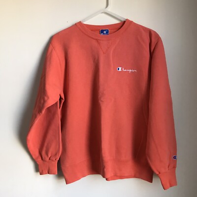 orange champion crewneck