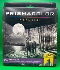 NEW Prismacolor Premier Artists Sketching Set 13pc Graphite Pencils (box worn)